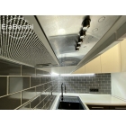 Кухня под потолок графит с антресолями 3000 х 2000